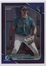 2024 Bowman Chrome Prospects Purple Refractor /250 Jonny Farmelo #BCP-147 1k9t
