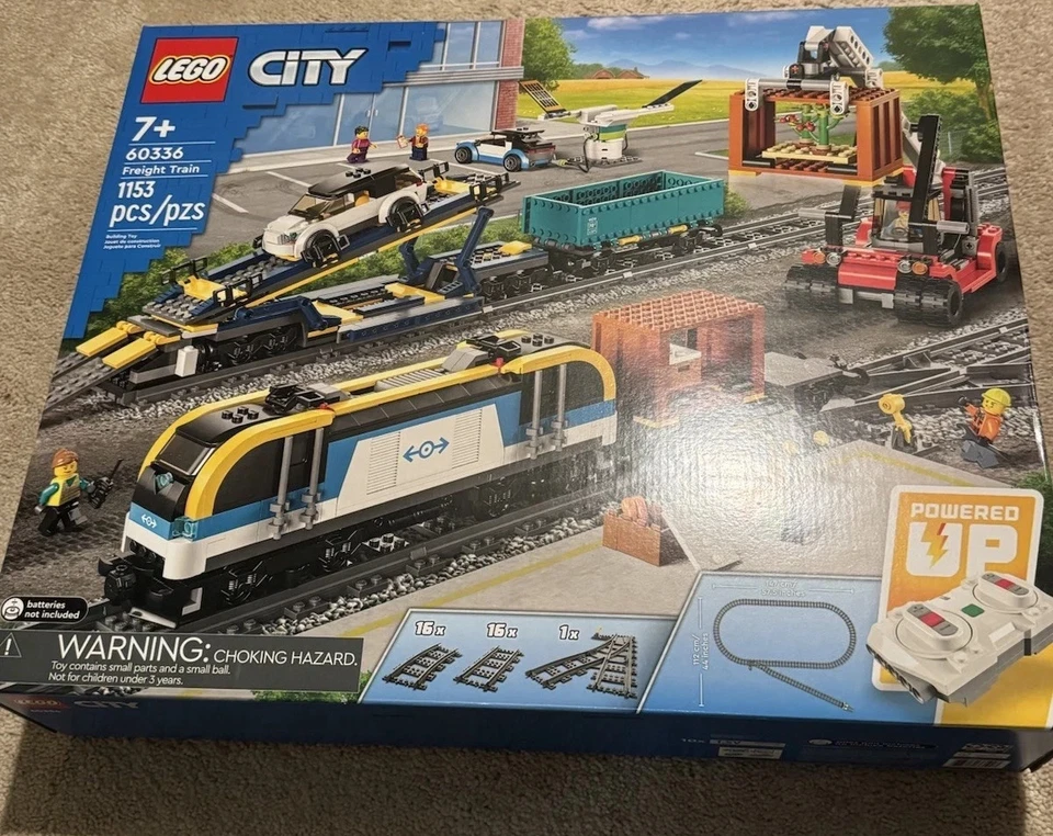 Lego City Freight Train 60336 Building Kit 1153 Pcs Set - Image 4 of 4