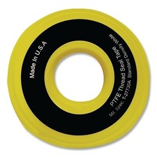 Gas Line PTFE Thread Sealant Tape, 3/4 in W, 520 in L, Yellow, Full Density ORS