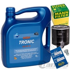 ÖLFILTER METALLFILTER+5W40 ÖL für VW POLO 9N GOLF 4 5 LUPO SKODA FABIA OCTAVIA 2