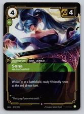 Sona Harmonious FOIL - Riftbound Origins - League of Legends