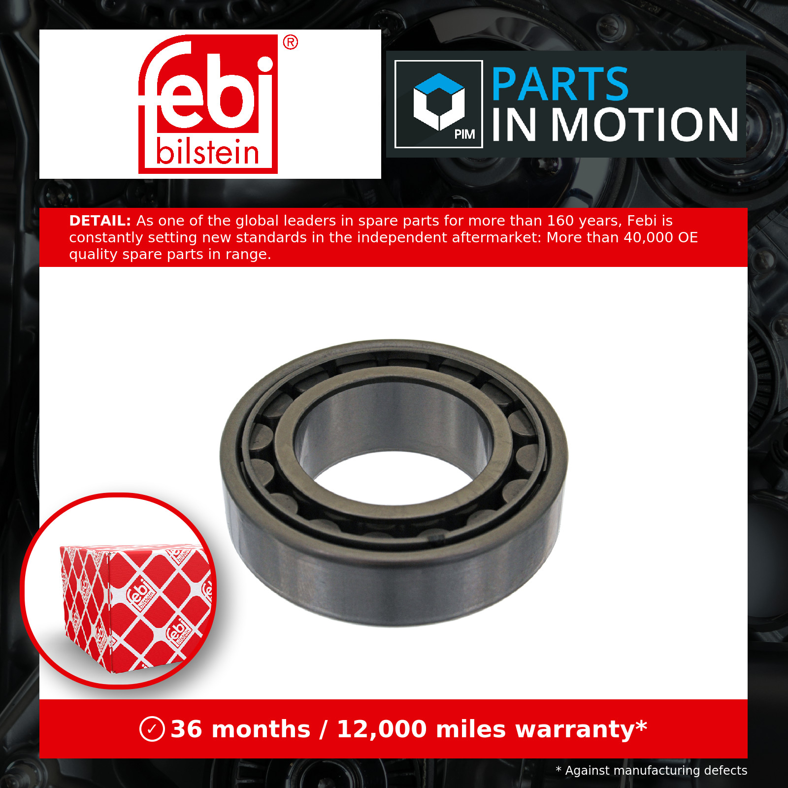 Wheel Bearing Rear Left or Right 04843 Febi 211501283B 211501283C 211501283D New