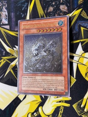 Yu-Gi-Oh Superancient Deepsea King Quastenflosser PTON-DE034 Ultimate Rare...