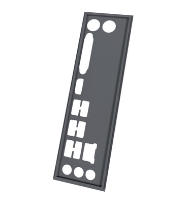 IO Shield Backplate for MSI B450M-A PRO MAX Motherboard Replacement PETG
