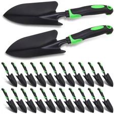 24 Pcs Garden Shovel Aluminum Alloy Heavy Duty Trowel Garden Tool Small Shove...