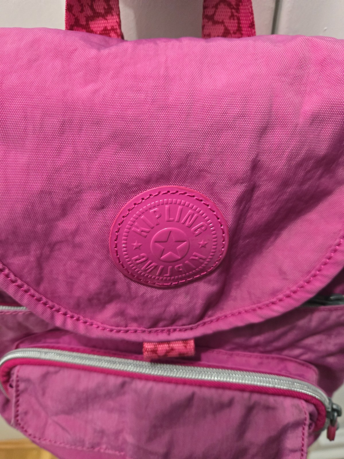 Kipling Backpack Queenie Dark Pink ? - image 4