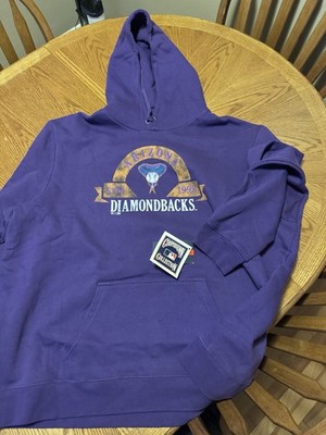 Arizona Diamondbacks 4XL Cooperstown Collection Purple Hoodie