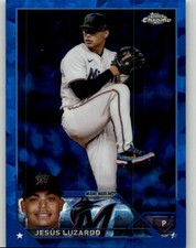 2023 Topps Chrome Sapphire Edition Jesús Luzardo #563 Miami Marlins