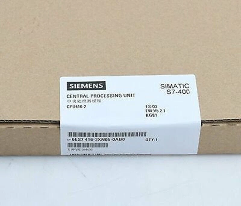 New Siemens 6ES7416-2XN05-0AB0 SIMATIC S7-400 CPU 416-2 6ES7 416-2XN05-0AB0 - Image 2 of 4