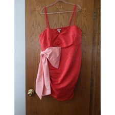 Future Collective Summer Dress Red Pink Bow Plus Size 1x Occasion Dress 