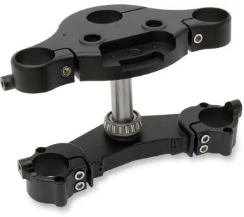 Arlen Ness 7 grados Raked Triple Tree 20-379 negro se adapta a 97-13 FLH, FLT EXC ROADKNG Foto 2 de 4