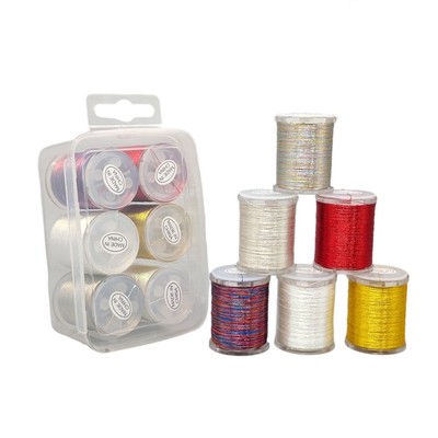 6 Spool Set of 150D Fly Tying Thread 100m for Various Fishing Applications