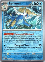 Samurott 023/086 White Flare Reverse Holo