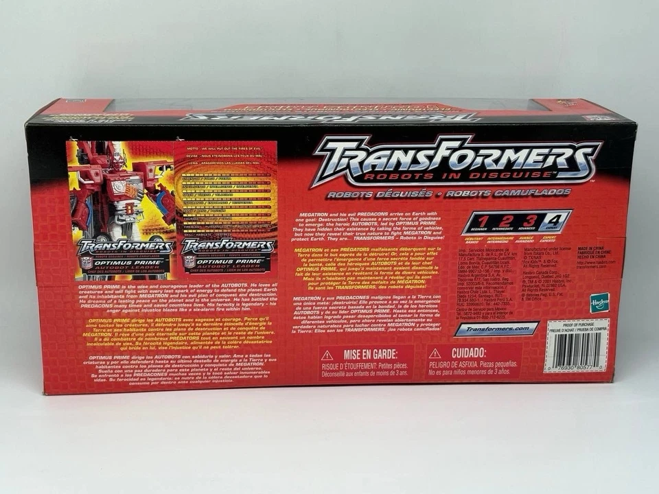Hasbro Transformers RID Optimus Prime Fire Engine 2001 - Imagem 2 de 4