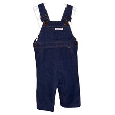 Vintage health-Tex baby denim style overalls size 12 months