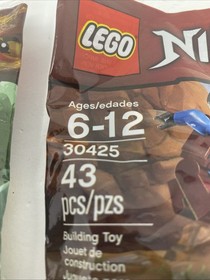 2x Lego Ninjago Masters of Spinjitzu 30426  and 30425 New Sealed Retired