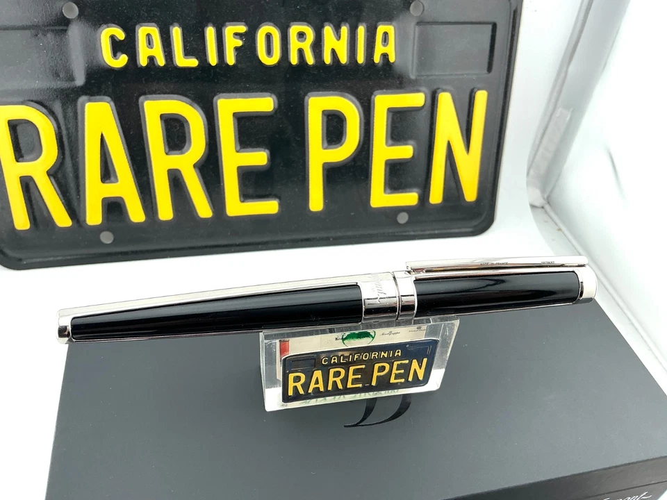 S.T. Bolígrafo Dupont DEFI Paladio Negro Laca China NUEVO Foto 3 de 4