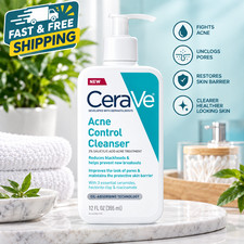 CeraVe Acne Control Face Cleanser with 2 Salicylic Acid, Acne Pore Care