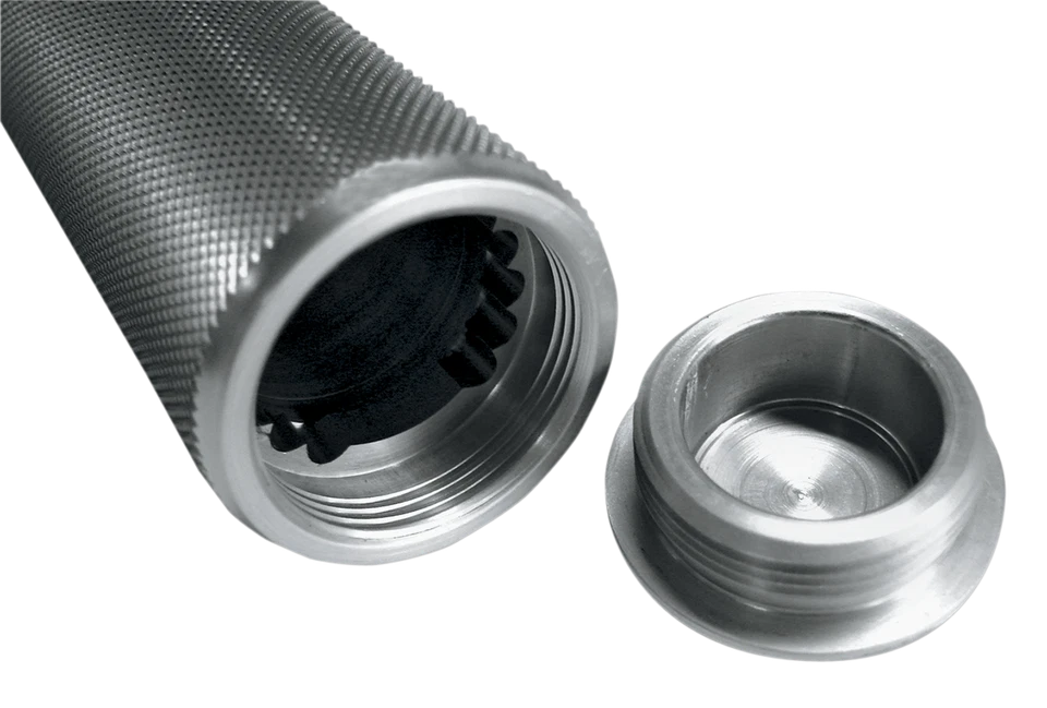 Empuñaduras JOKER MACHINE 03-89CL - moleteadas 08-22 Harley Road King EFI FLHR Foto 2 de 2