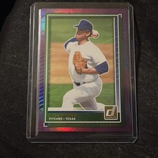 2025 Panini Donruss Baseball Holo Purple Card No 44 Nolan Ryan /99