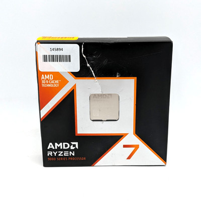 AMD Ryzen 7 9800X3D 4.7 GHz 8-Core 16-Thread Processor Socket AM5 CPU