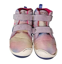 Plae Max Fun Puffy Wrinkled Aurora Sneakers Shoe Girls Toddler Sz 12.5 High Top 