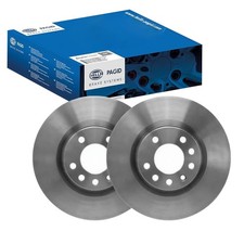 2x HELLA PAGID BREMSSCHEIBEN Ø305mm VORNE passend für FIAT CROMA 54554