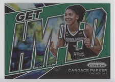 2022 Panini Prizm WNBA Get Hyped Green Prizm Candace Parker #4 5w0