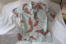 New With Tags Men's Size L Barefoot in Paradise 100% Cotton Hawaiian Shirt
