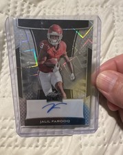 2025 Leaf Metal - Autographs Jalil Farooq #BA-JF2 Silver Laser (AU, RC)