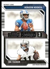 Hendon Hooker / Tre Tucker 2023 Panini Contenders Round Numbers #14