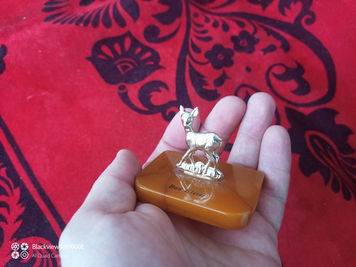 Vintage souvenir - DEER on Bakelite stand. Bad Elster - Picture 12 of 12