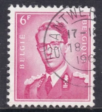 Belgium 1958 King Baudouin 6f Fine Used SG 1463 Antwerp Cancel VGC