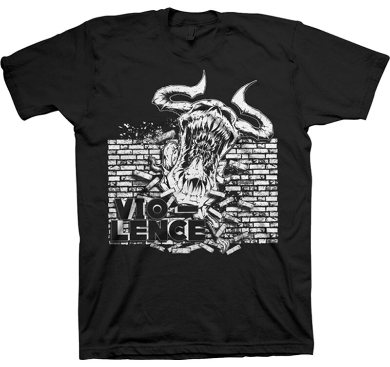 90’s VIO-LENCE band T-Shirts 【VINTALOG】 New Authentic Vio-Lence Demon Thrash Metal Eternal Nightmare Album