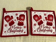 Pot Holders Christmas NWT CTW Home Collection 
