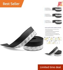 Weather Stripping Silicone 33 Feet Door Seal Strip Adhesive For Windows Doors