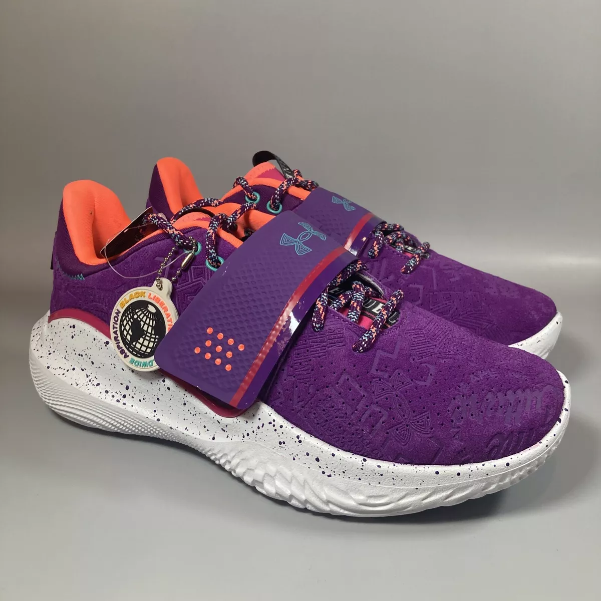 UNDER ARMOUR Flow Black History Month Basketball Shoes Size 8.5