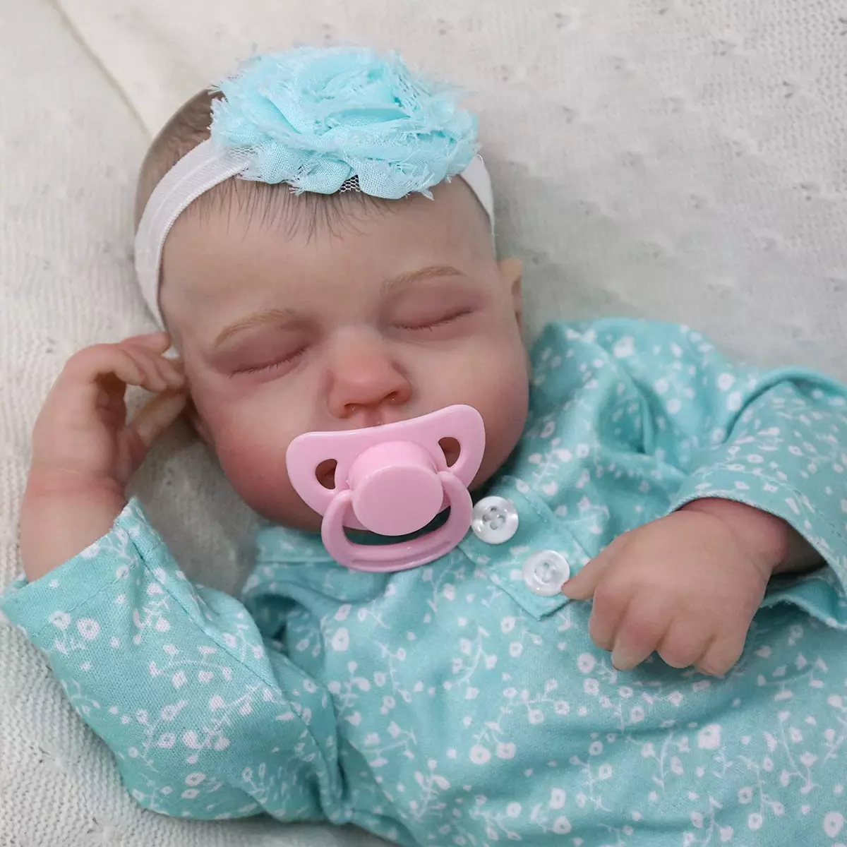 WOOROY Realistic Reborn Baby Dolls August - 20 Inch Lifelike Newborn  Sleeping Girl Handmade Real Life Baby Dolls Reborn Toddler with Soft  Weighted