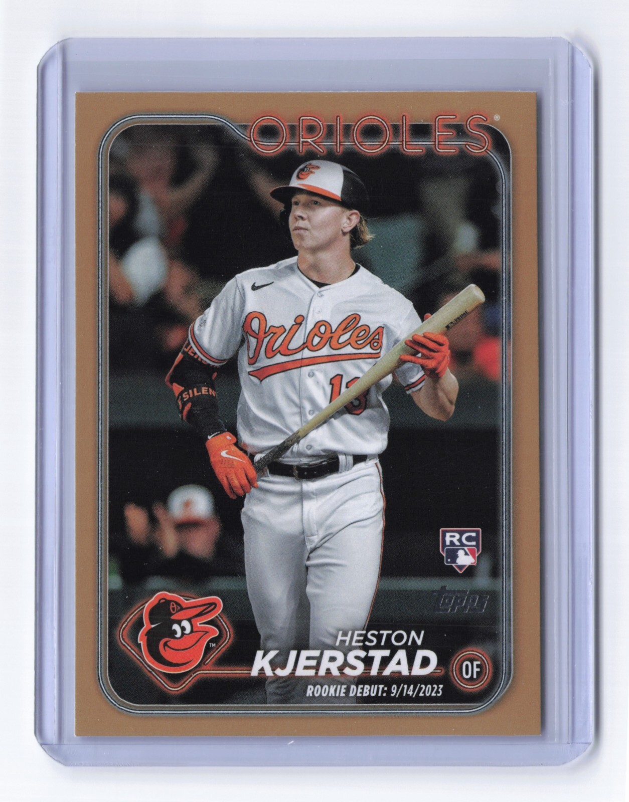 Heston Kjerstad - 2024 Topps Update Series #US86 Gold /2024 Rookie Debut