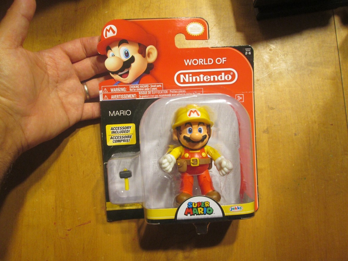 WORLD OF NINTENDO series 2-6 SUPER MARIO MAKER BELT BUNCH 4&quot; JAKKS 