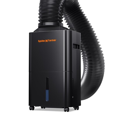Spider Farmer Dehumidifier with Drain Hose for Grow Tent and Grow Room