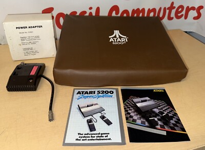 Atari 5200 Console 1st Version 4 Quad Port Unit PSU Joystick Switchbox Cover  KL