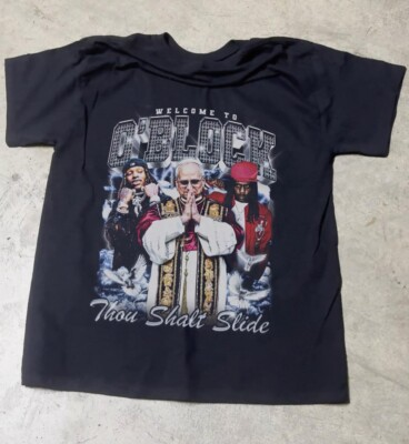 #ad King Von Pope Leo XIV And Chief Keef Welcome To O’block Thou Shalt Slide T shirt $21.99