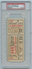 1953 Al Jolson Birthday Ticket PROOF Madison Square Garden PSA Population ONE
