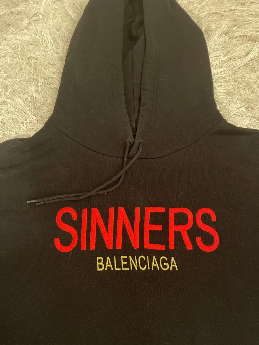 balenciaga hoodie mens small. Sinners Hoodie. Lightly Men's Small. | eBay