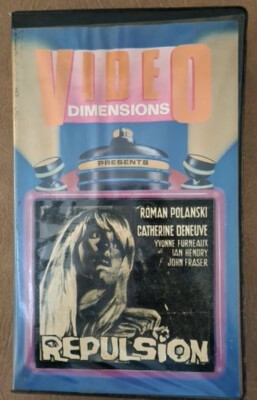 Repulsion (1965) Clamshell VHS  Roman Polanski Catherine Deneuve