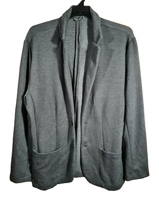 BNWT Mens Size XXL Anko Smart Grey Knit Warm Blazer Jacket Coat  RRP $45