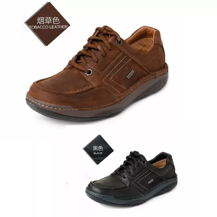 Clarks Mens Movers Lo Gtx Tobacco Lea Active Air Flow UK 6 7 8 9