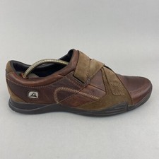 Clarks FlexLight  Brown Leather Casual Shoes Size UK8.5 G