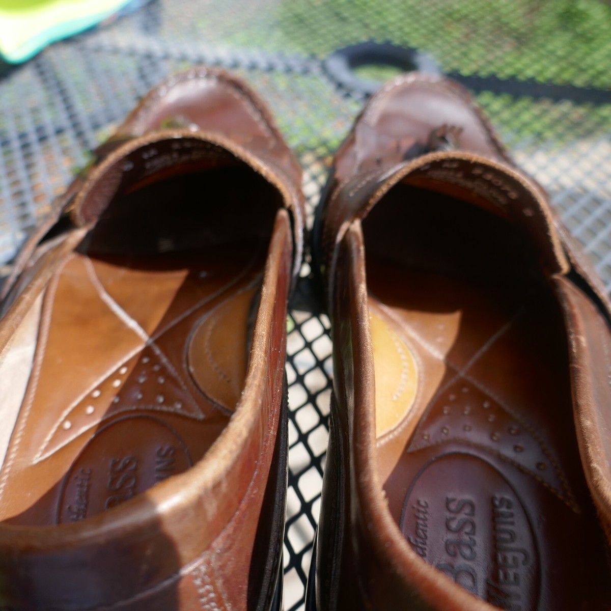 Bass Weejuns Mens Clive Brown Leather Tassel Kiltie Loafers Shoes 11.5 M 1004 Bass Weejuns Clive Tassel Loafers Brown Leather Shoes Men main image 3